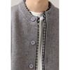 Gilet en tricot patchwork style coréen pour homme - Collection Automne/Hiver 2025
