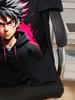 Tween Boys' Summer Anime Character Printed Round Neck T-Shirt