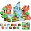 100/200/400PCS DIY Magnetic Building Block Set Home-Made Educational Toy Kit for Kids Creative Construction Playset