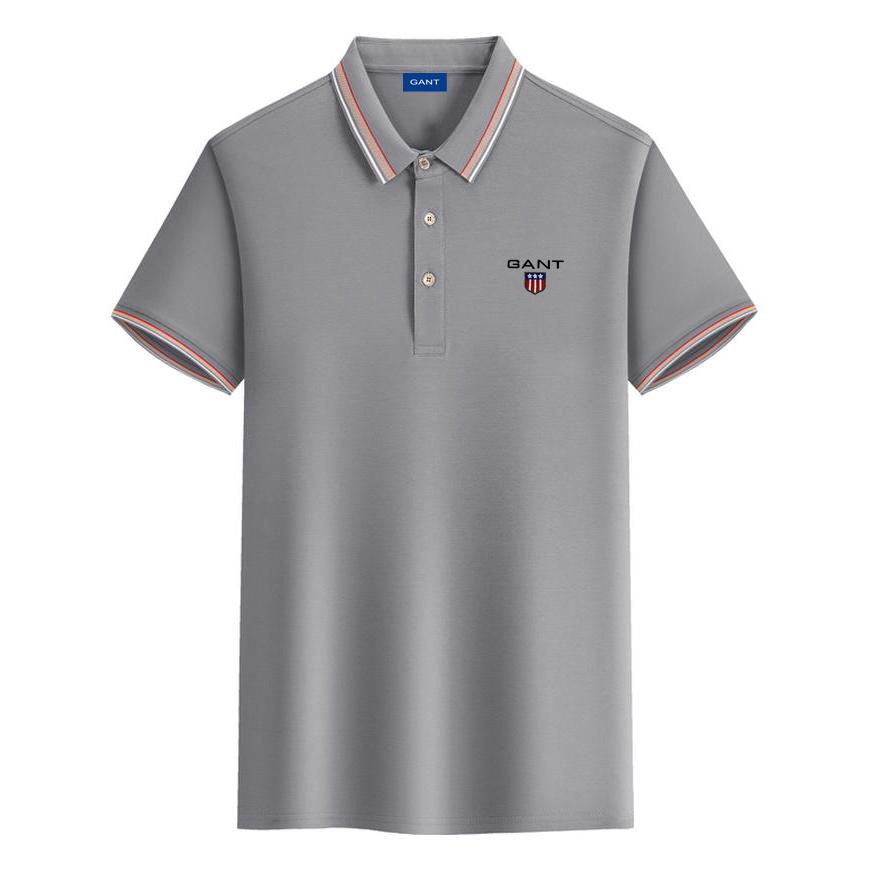 Gant Léto 2025 Nové vyšívané ležérní sportovní polo tričko s límečkem, Rychleschnoucí polo tričko