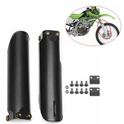 Motorcycle Front Fork Leg Guards Sliders Body and Frame Protection Cover 140cc 160cc Pitbike Black Universal