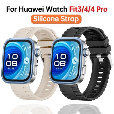 Silicone Strap for Huawei Fit4 Pro Watch Bracelet Correa Replacement Sport Watchband for Huawei Watch Fit3 Band
