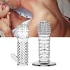 Faux Crystal Penis Sleeve Men Penis Touch-Real Cover Cock Enlargement Dick Extender Forbedret intimitet Sexprodukt
