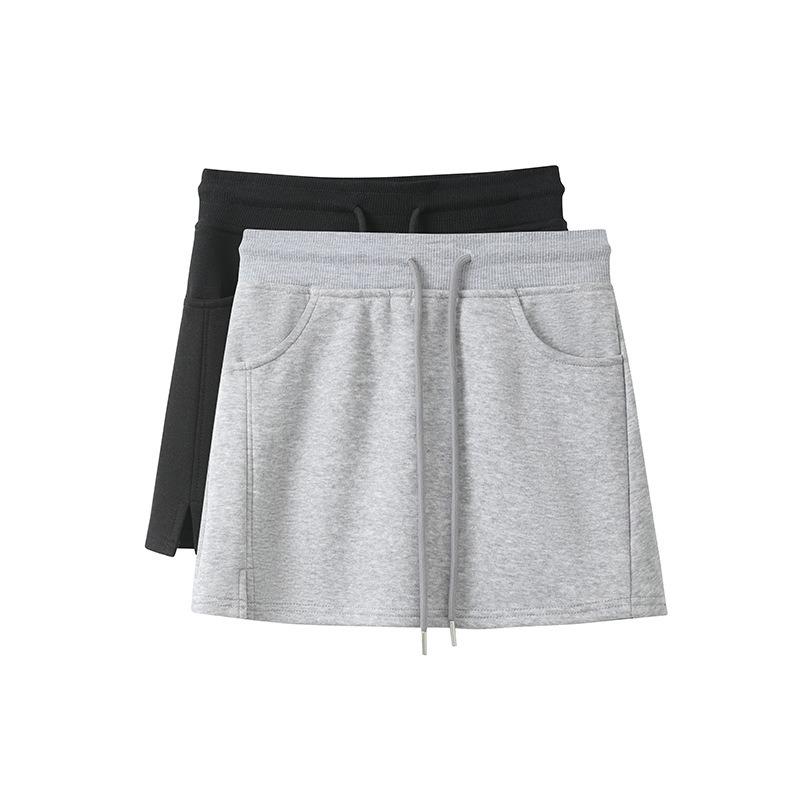 Spice girl sports short skirt women's spring and summer new high waist skirt word skirt anti-light hip skirt pants