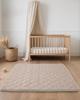 Fortella Baby Play Mat, 120x120x2cm Extra Thick, Foldable, Non-Slip, Soundproof, and Safe, Single Mat, Forest Illustration, Brown