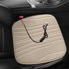 12V Heated Car Seat Cushion 17.72"x17.72" Thick Memory Foam Seat Protector Pad Anti-Slip Bottom Car Seat Pad for Car Office Home Use