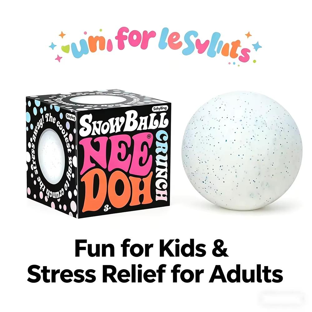 Interesting Toys Schylling Nice-Sicle Sensory Cube, Soft Squishy Stress Relief Toy, Ideal Fidget For Anxiety & Concentration