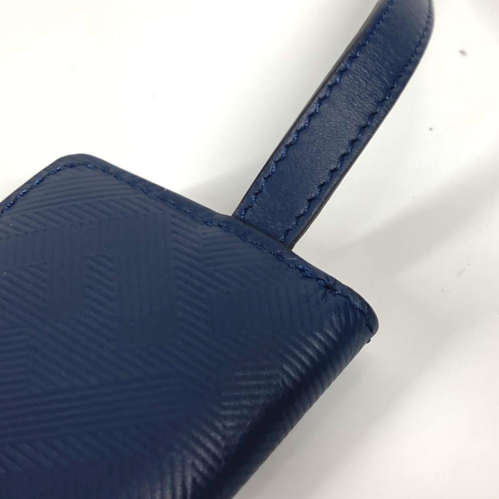 FENDI Bucket type Bag type Key Ring Key Holder Bag Charm charm Leather Navy