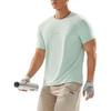 Li Ning Fitness Series Logo Moisture-Wicking Quick-Dry Short Sleeve T-Shirt Men Tops Light-Teal ATSU417-4