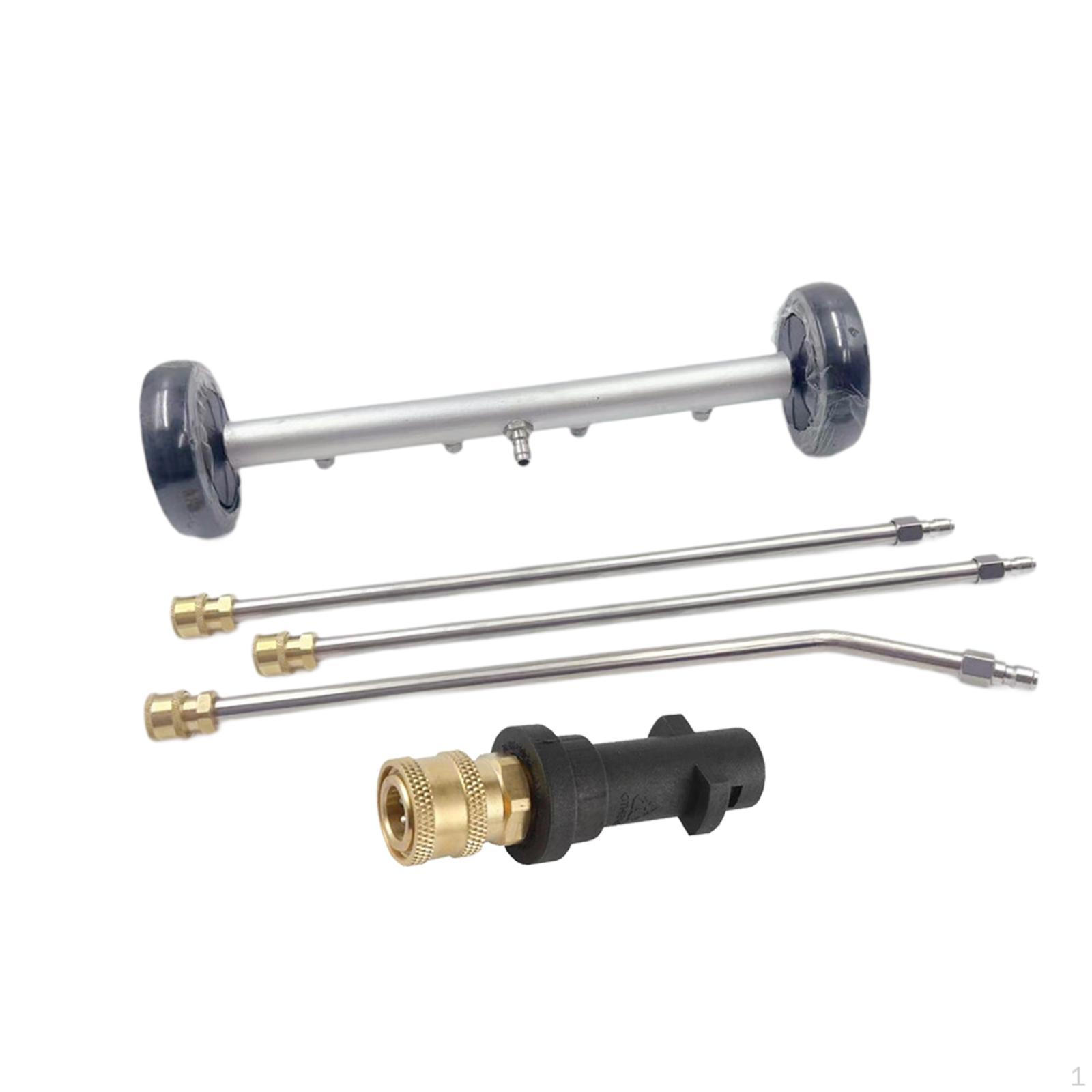 

Car Chassis Cleaner Accessory, High Pressure Spray, Aluminum And Stainless Steel, Quick Connect, чорний