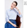 Navigare Women's Pure Cotton Striped Long Sleeve Shirt