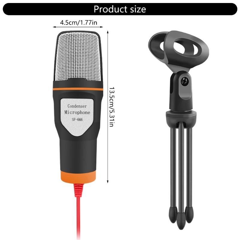 SF666 Condenser Microphone With F998 Auditory Mixer Sound Card For Clear Auditory In Podcasts And Music Production