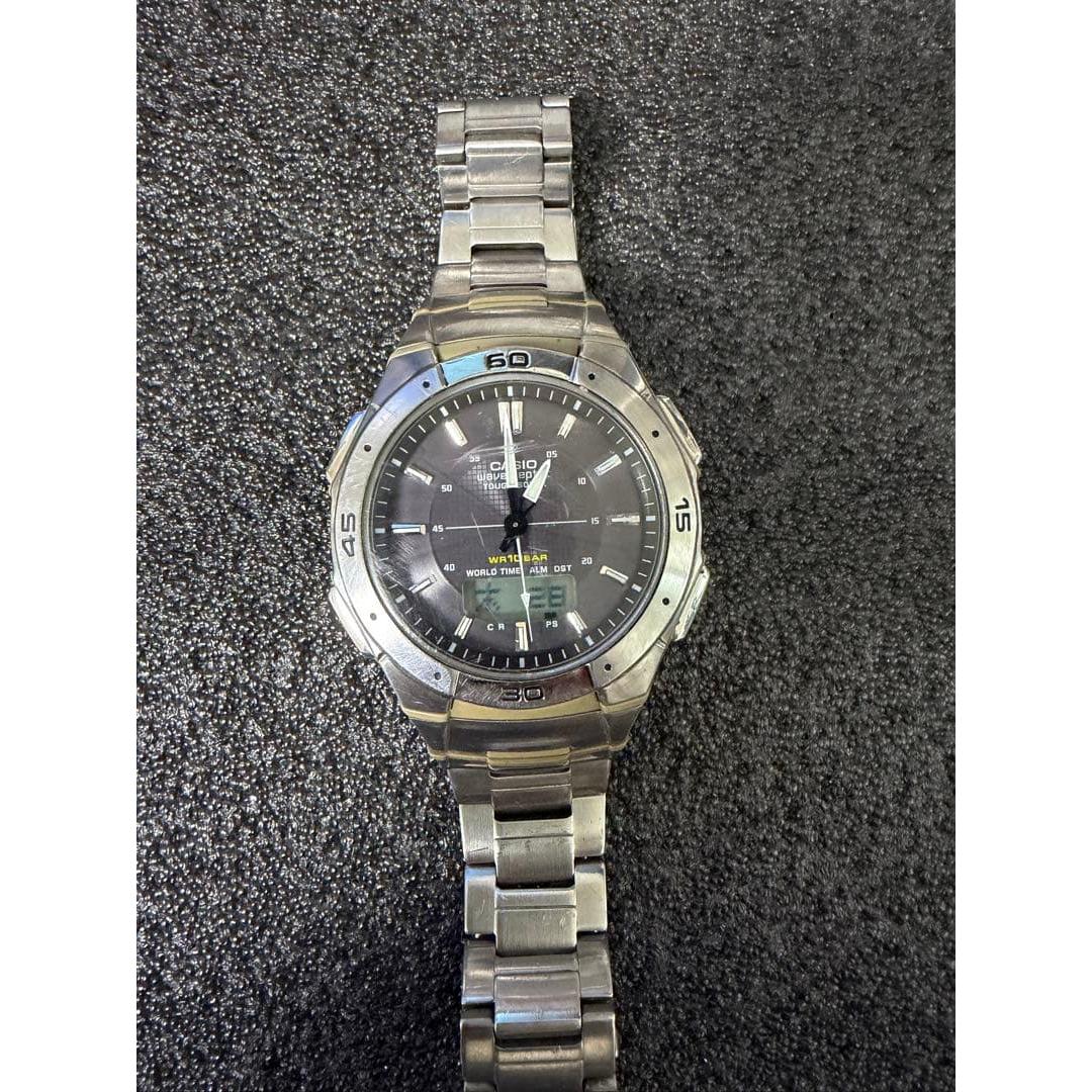 [Operating ] CASIO Wave Ceptor WVA-470 Radio Solar