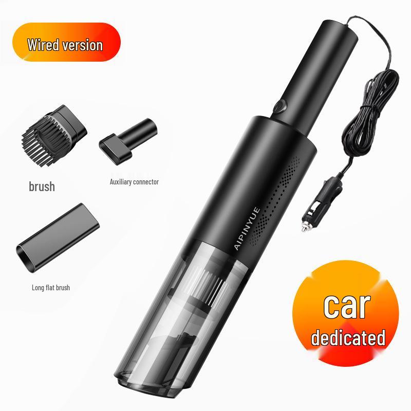 

Беспроводной мини-пылесос для автомобиля - Высокая мощность, влажная/сухая уборка, двойное использование для автомобиля и дома, перезаряжаемый ручной пылеудалитель.