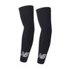 New Balance Unisex Compression Arm Sleeves for Outdoor Sports, Black, Sizes L/XL (1 Pair)