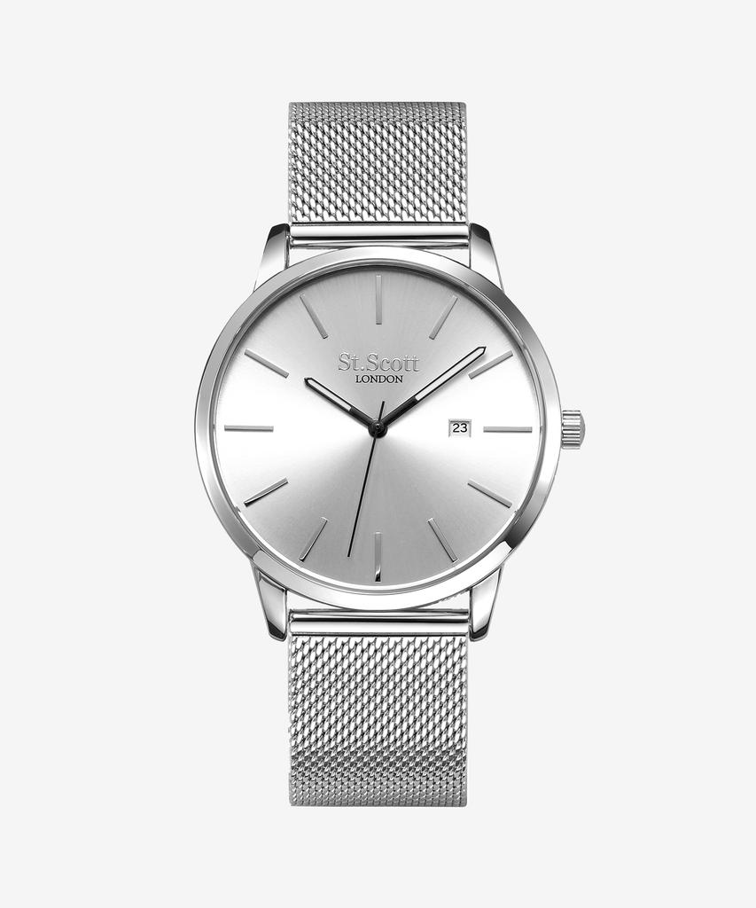 Seinteuseukoteuleondeon Mestor Date Watch (Select 1 Of 3) + Nato Band / St5112M