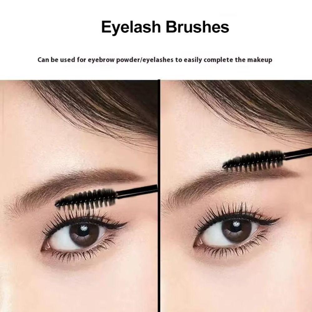 50Pcs Disposable Mascara Wand Applicator Silicone Eyebrow Comb Eyelash Brushes  Lash Extension Tools