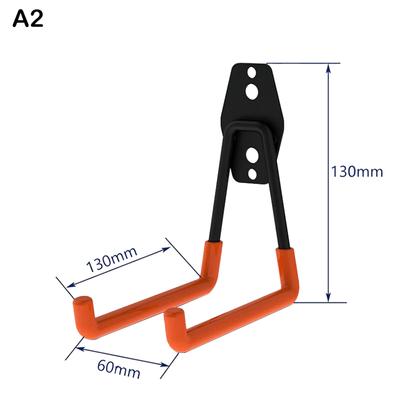 Heavy Duty Metal Hook Garage Organizer Wall Mount Bicycle Hanger Hooks Wall Mount Anti-Slip Storage Hook For Ladders Garden Tool