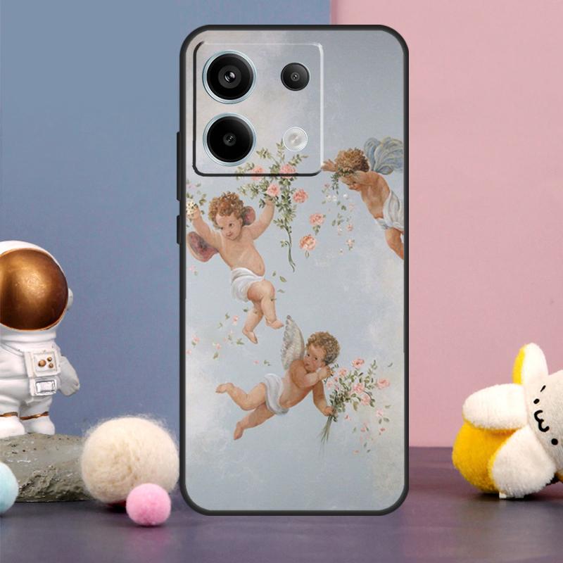 Renaissance Angels Case For Xiaomi Redmi Note 9 10 11 12 13 Pro Plus 12S 11S 10S 9S Remdi 12 13 C 9C 10C Cover