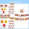 Premium Fire Engine Party Decor Set With Handcrafted Scene Props And Aluminum Foil Balloons