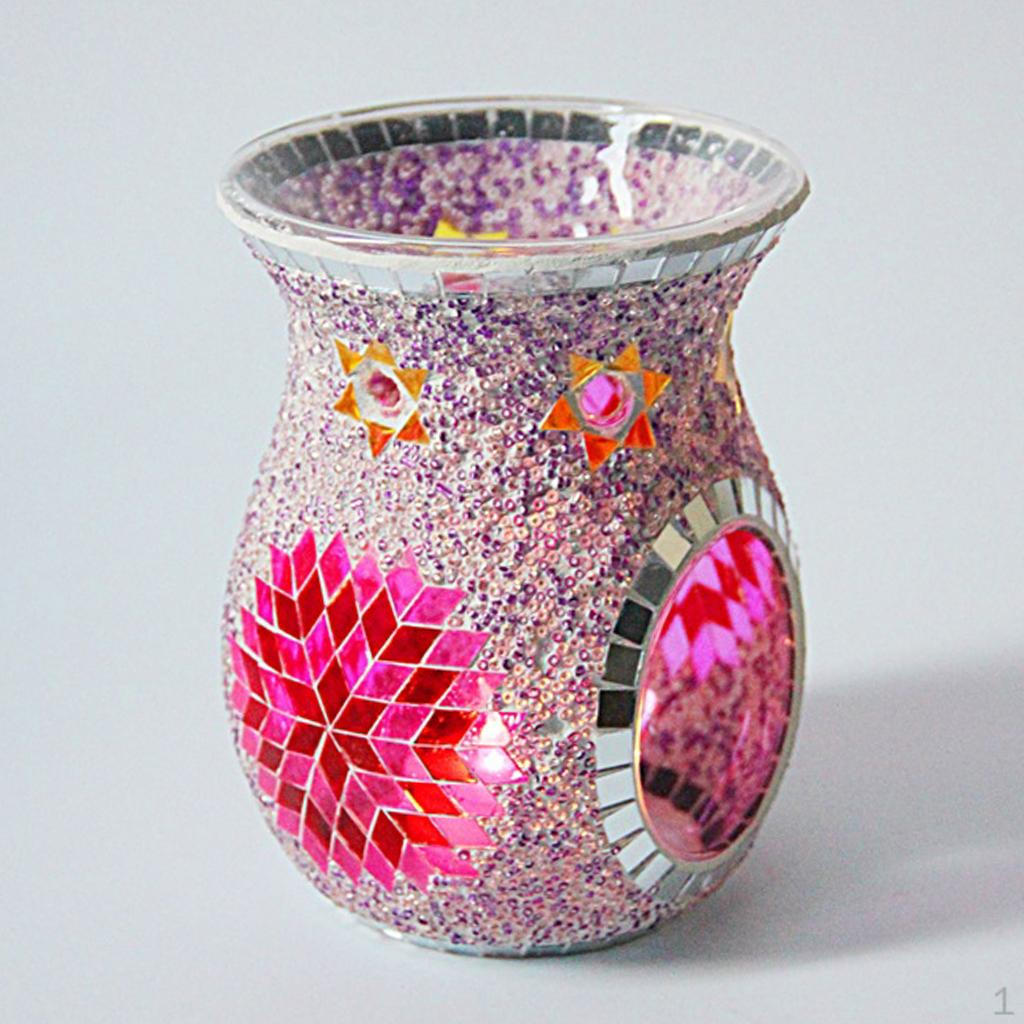 Essential Oil Glass Diffuser Candle Tea Holder Decor