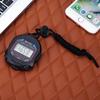 Digital Running Timer Waterproof Handheld Sports Stopwatch Electronic Multifunctional Lightweight Practical  with Strap