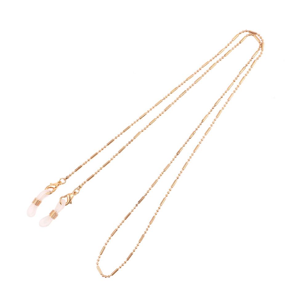 Anti-lost Trendy Minimalist Male Alloy Neck Straps Bead Mask Chains Mask Cord Holders Sunglasses Lanyards Eyeglass Chain