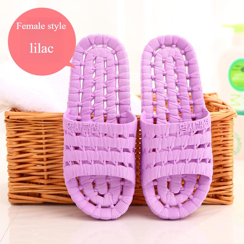 

Мужские тапочки для ванной, быстросохнущие для дома, полые для ванной с отводом воды, отверстиями для душа и холодные тапочки для женщин 40-41 фиолетовый