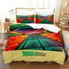 Back To The Future Bedding Set Boys Bedroom 3D Printed Duvet Cover Set Single Double Queen King Size Quilt Cover Pillowcase