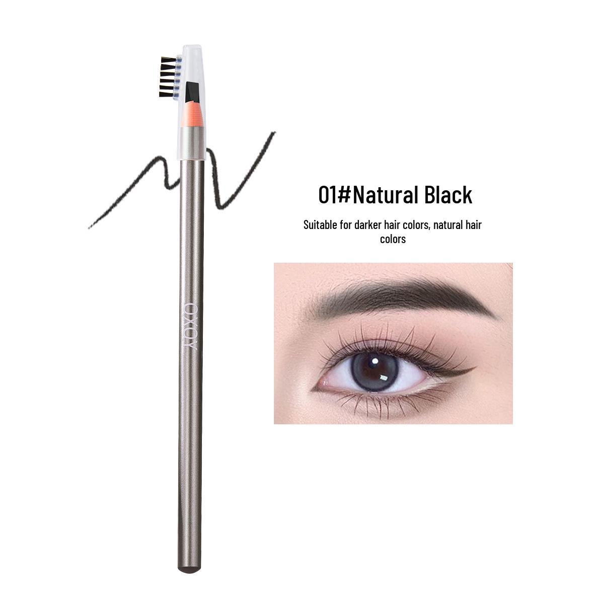 QXQY Shape Fine Tip Eyebrow Pencil: Smooth, Richly Pigmented, Long-Lasting & Smudge-Proof for Defined, Natural Strokes.