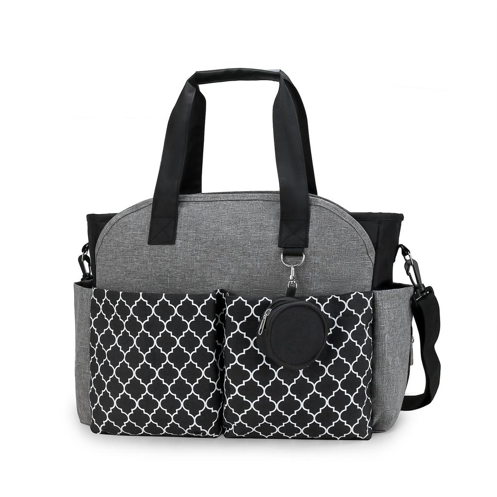 Diaper Bag Tote Baby Changing Bag With  Shoulder Strap Portable Waterproof And Large Capacity For Mom