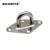 RICHWITS Stainless Steel Diamond Door Latch and Hanging Pad Eye Plate for Sun Shade Sail Accessories