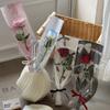 10Pcs Single Bouquet Flower Wrapping Paper Transparent Cellophane Gift Packaging Bag Wedding Birthday Party Florist Packing Bags