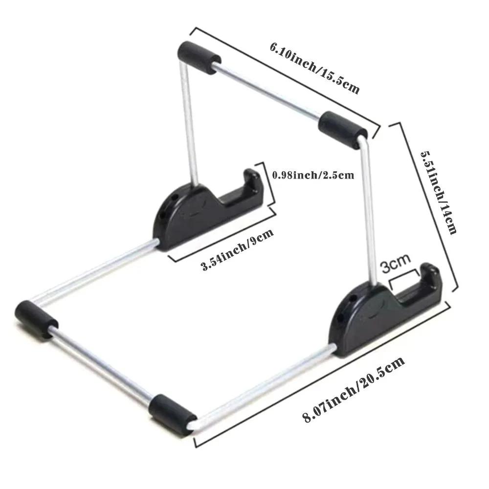 Portable Collapsible Tablet Stand Adjustable Highly Flexible Three Angles Stand Removable Steady Support Tablet Holder Universal