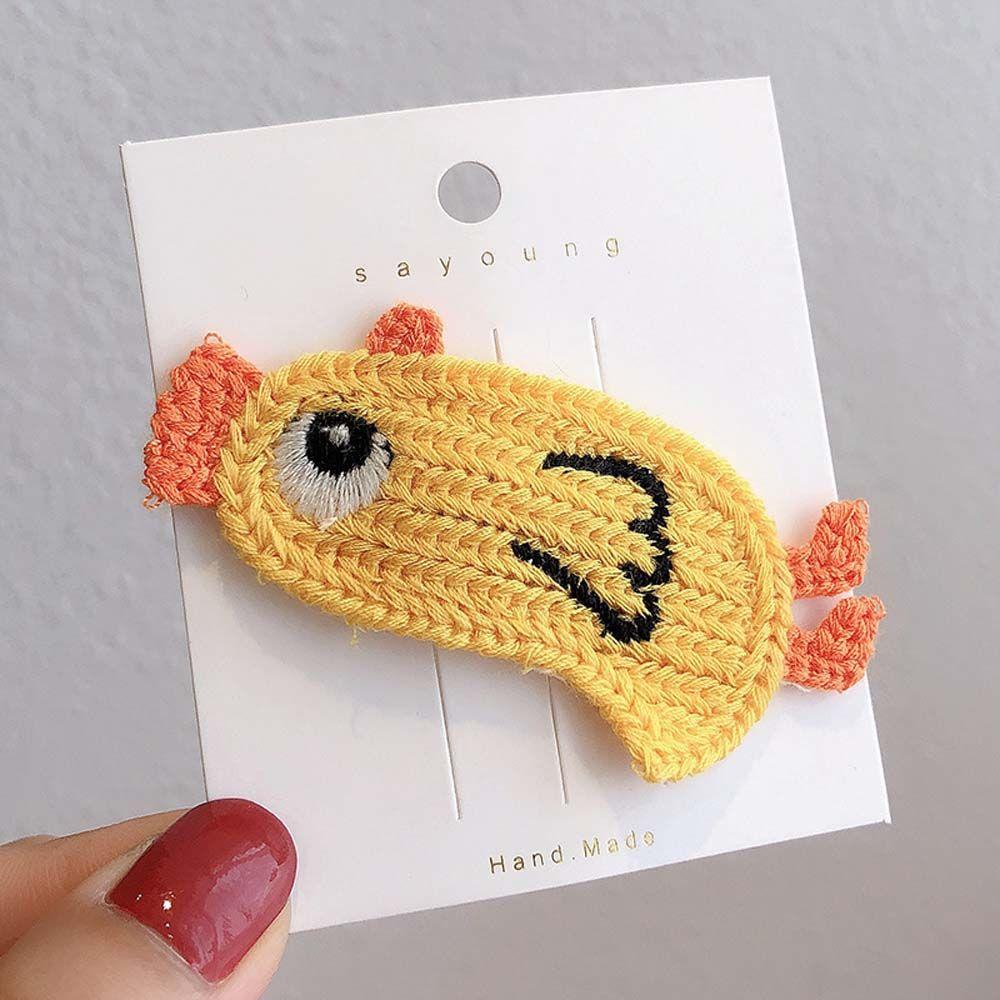 Gift Korean Style Girls Hair Holder Knitted Hairgrips Children Hair Clip Kids Woolen Hairpin