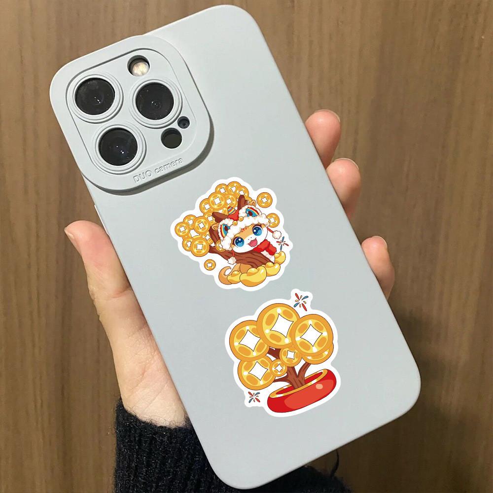 Year Of The Snake Mascot Paster Decorative Water Bottle Waterproof Gifts Sticker