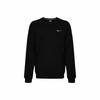 Crewneck Pullover French Sweatshirt for Men Black
