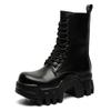 2026 New Fashionable Thick Soled Short Boots for Women, Retro Punk Workwear Boots for Couples, Rock Motorcycle Boots38-46