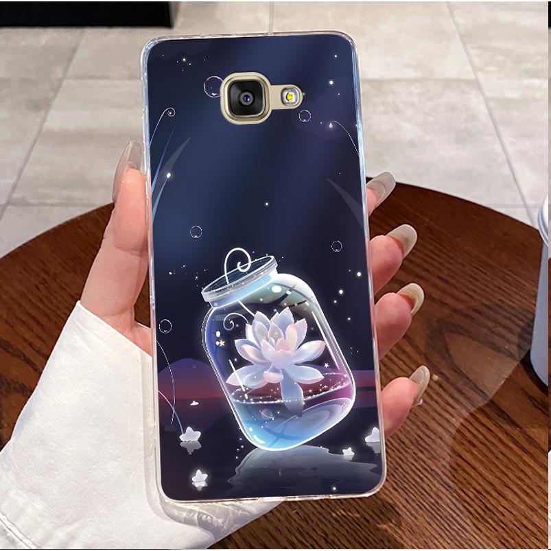 Case For Samsung Galaxy A5 A7 2016 2017 SM-A510F SM-A520F SM-A720F Cover Clear Luxury Cute Love Rabbit Funny Soft TPU Phone Case