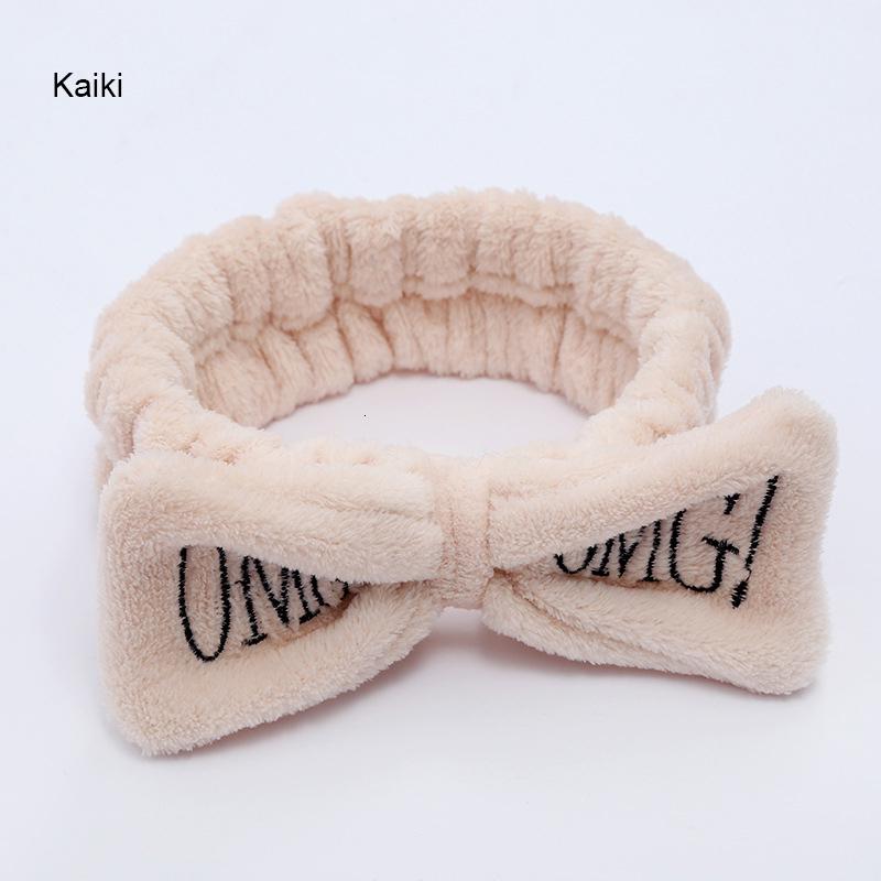 Girls Stretchy Solid Color Face Wash Makeup Headband Headbands for Women Bow Knot Letter Print Velvet Hairband