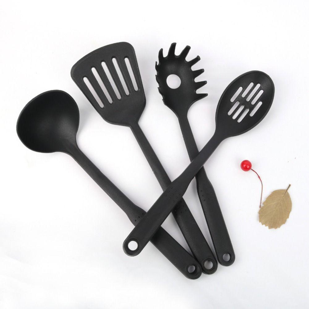 Resistant Plastics Tableware Set Cooking Tool Food Tongs Set Food Shovel Soup Spoon Pot Shovel Suit