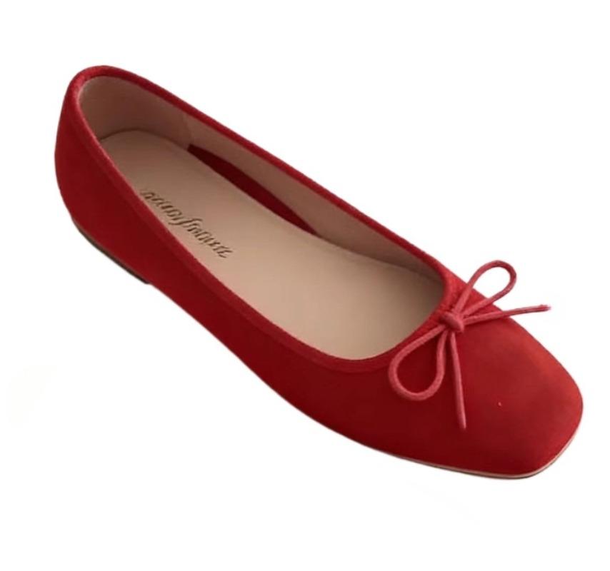 Women's Shoes Fashion Designer Butterfly-knot Non Slip Ballet Flats Ladies Lightweight Comfort Soft Sole Casual Flats