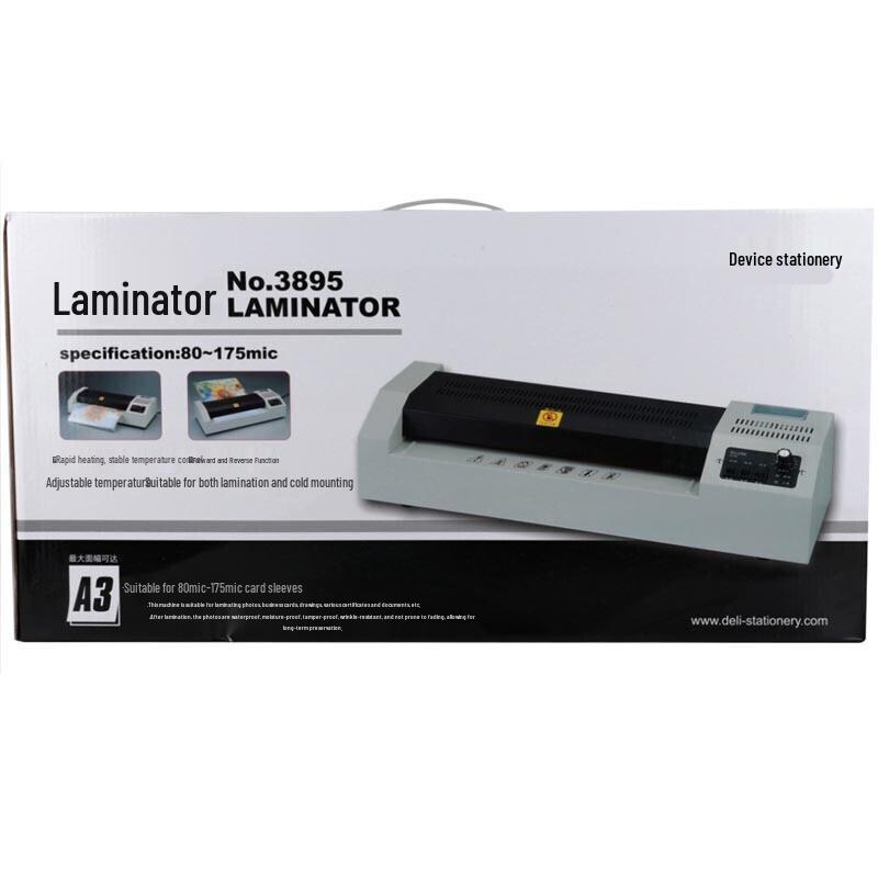 Deli 3895 A3/A4 Thermal Laminator CN plug (adapter included)