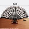 Retro Sexy Lace Fan Summer Dance Performance Pography Po Props Portable Folding Hand Fan Decorative Fan Chinese Dance Fan