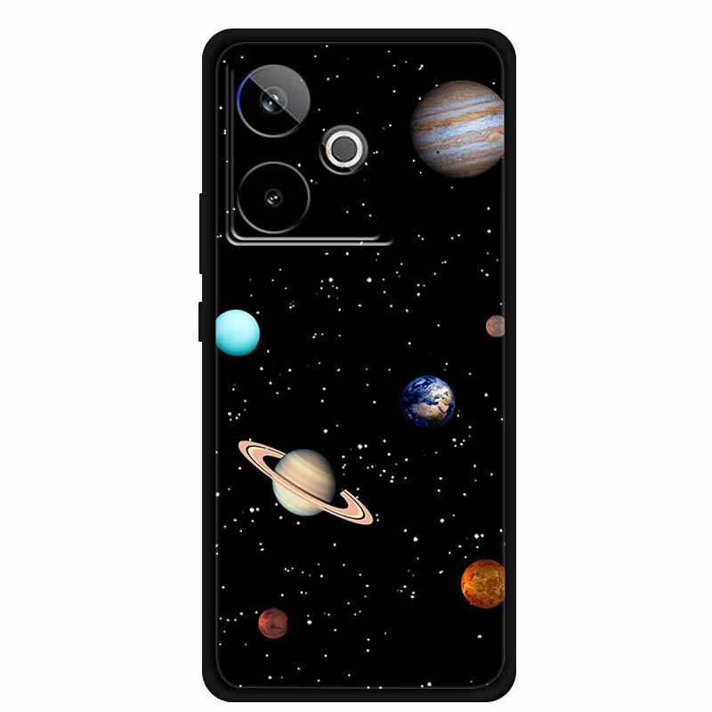 For Realme GT 7T GT7 Case Cool Animal Protective Silicone Back Cover Cases For Realme GT 7 Black Phone Funda Realme GT 7T Coque