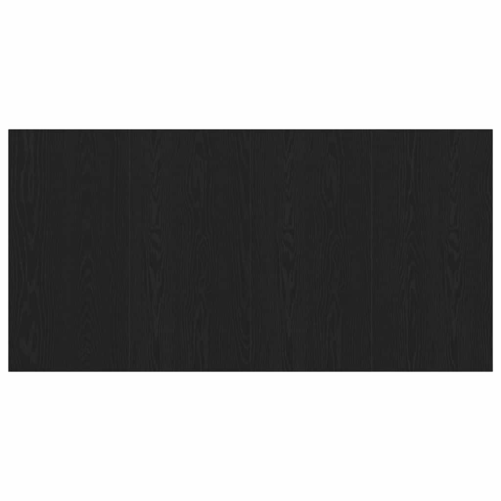 Bed Headboard In Black Oak Look 160 X 1.5 X 80.5 Cm