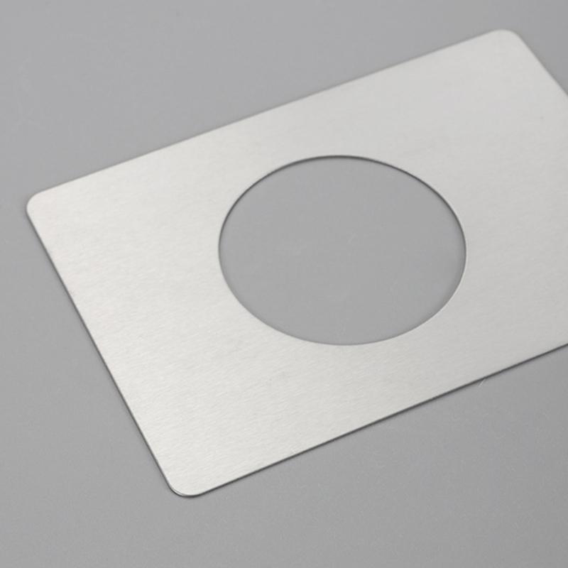 2 ks Nerezová ocel Opravná deska zámku dveří Zesilovací deska dveří Kryt pro upevnění kliky dveří Výplň Opravná zadní deska