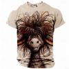 Funny Kids T Shirt Animal 3D Print Summer Casual Girl And Boy Short Sleeve Tee Street Fashion O-Neck Pullover Children Clothing
