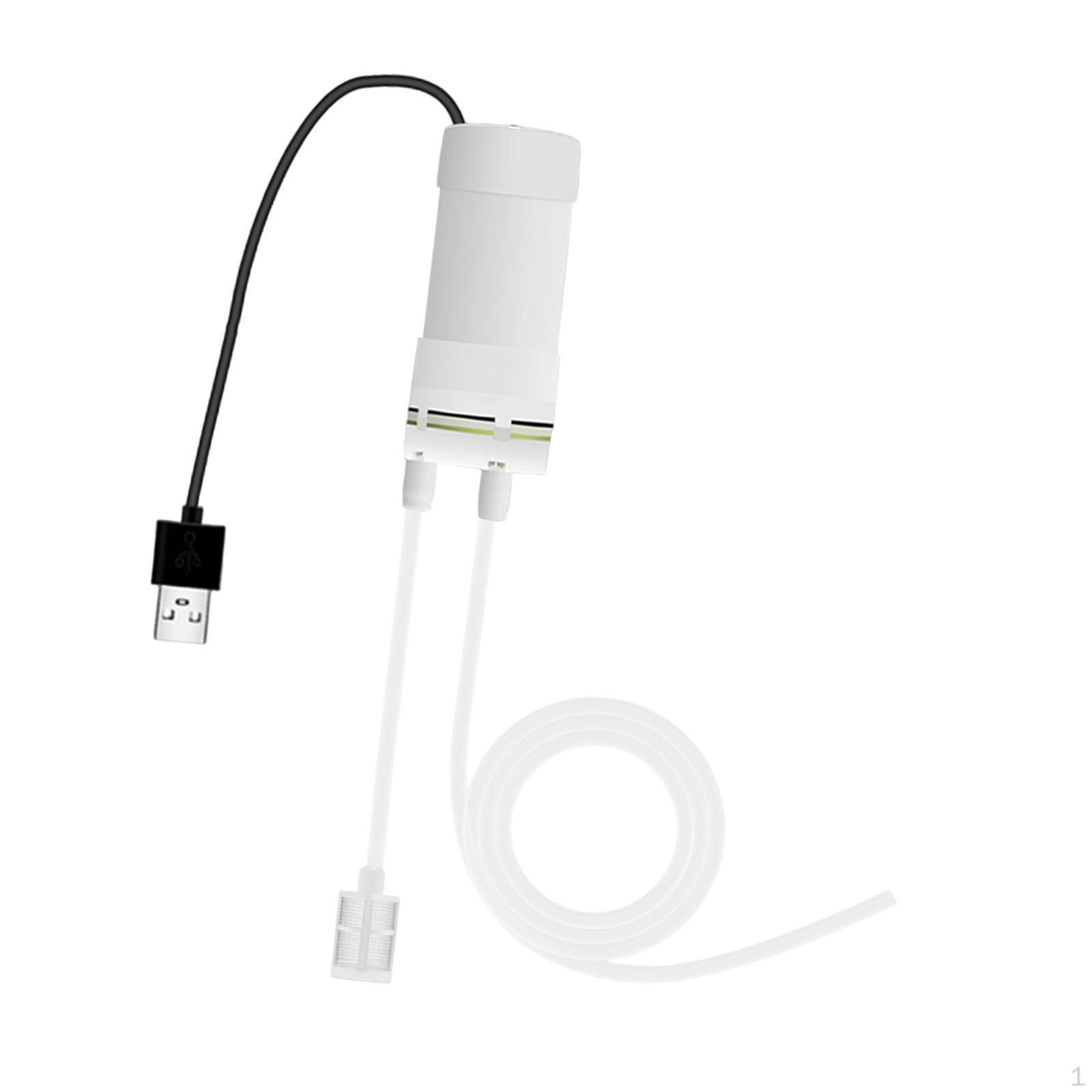 

Міні-ручний водяний насос для балконів або патіо. Портативний видалювач з живленням від USB 5M Pipe