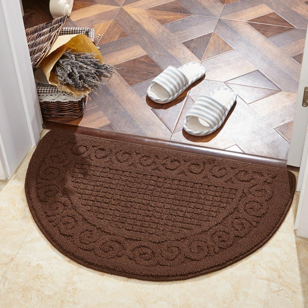Home Semi-circular Floor Carpet Floor Mat Household Non-slip Bathroom Door Mat